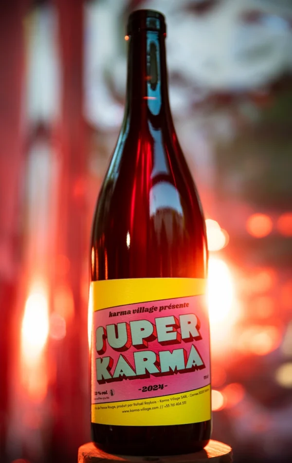 Bouteille de Super Karma Rouge